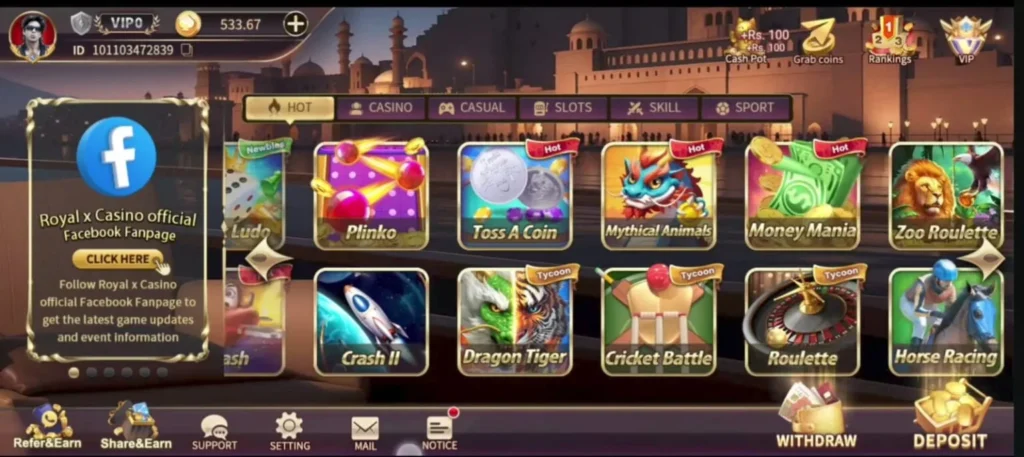 Royal x casino