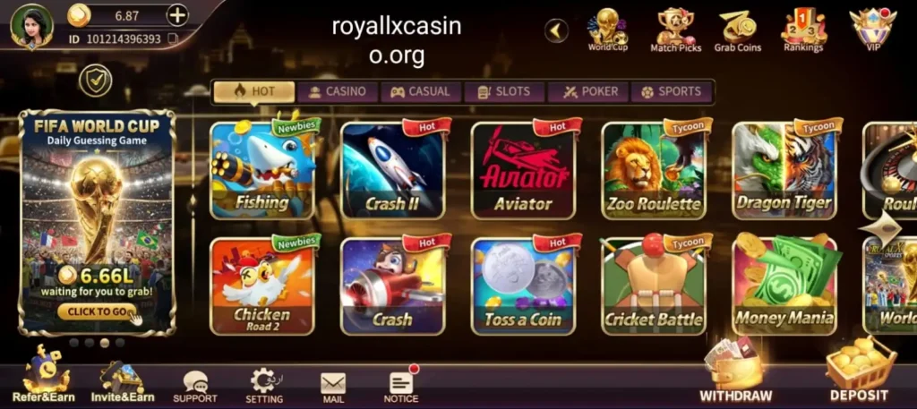 Royal X Casino Game